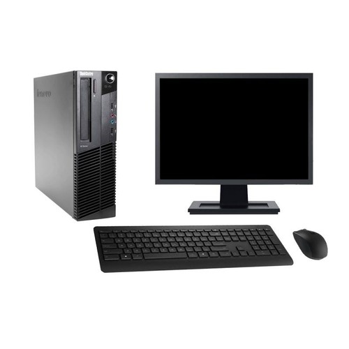 PC LENOVO M82 SFF Bildschirm 19 " Intel Core i3-2100 RAM 4Go SSD 240Go Windows - Bild 2 von 3