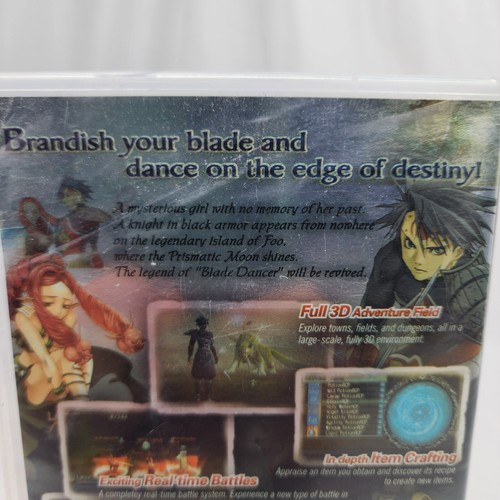Blade Dancer: Lineage of Light (Sony PSP, 2006) Complete w/ Manual - Picture 8 of 10