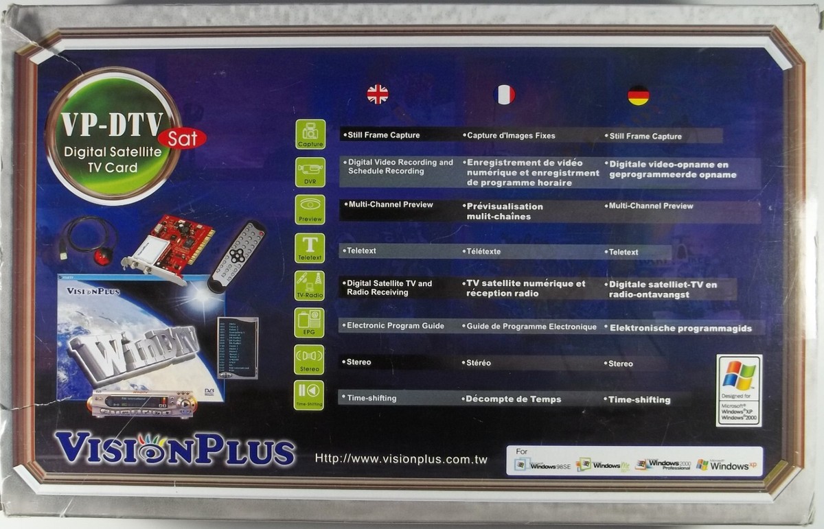 Vision Plus VP-DTV Digital Satellite TV Card | eBay