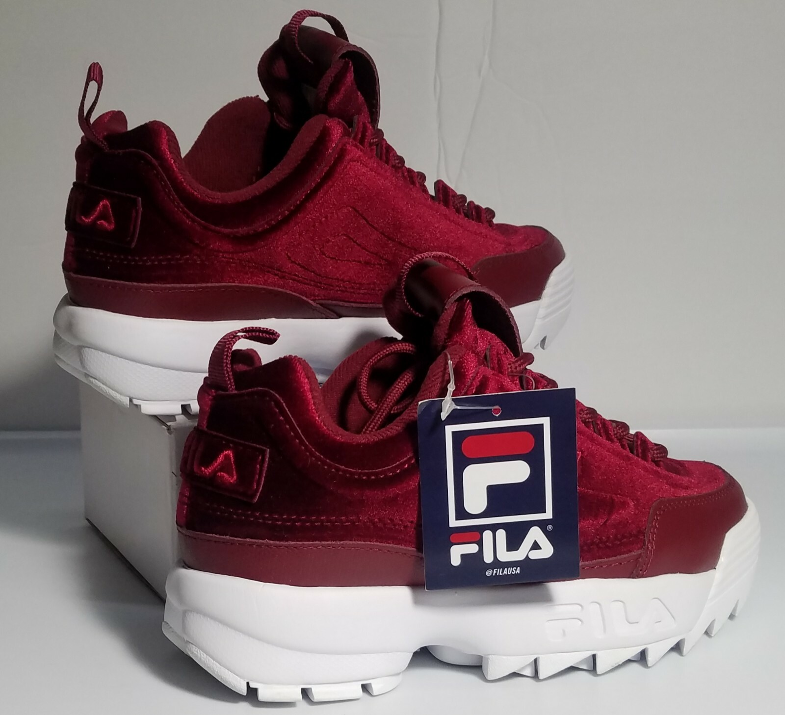 fila disruptor red velvet