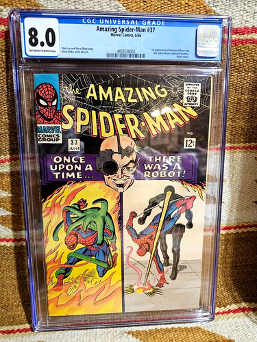 🔥 THE AMAZING SPIDERMAN #37 1st NORM OSBORN CGC 8.0 MARVEL COMICS DITKO COVER - 第 1/4 張圖片