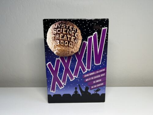Mystery Science Theater 3000 Volume XXXIV DVD Set with Mini Posters MST3K OOP - Picture 1 of 12