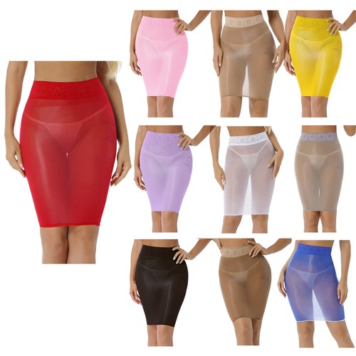 DE*Damen Sexy Rock Transparent Bodycon Röcke Figurbetonter Bodycon Bleistiftrock - Bild 5 von 100