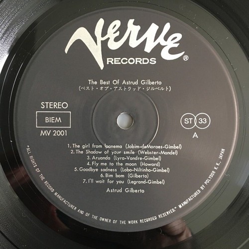 ASTRUD GILBERTO THE BEST OF ASTRUD GILBERTO LP VINYL RECORD PLAKA JAZZ - Picture 7 of 8