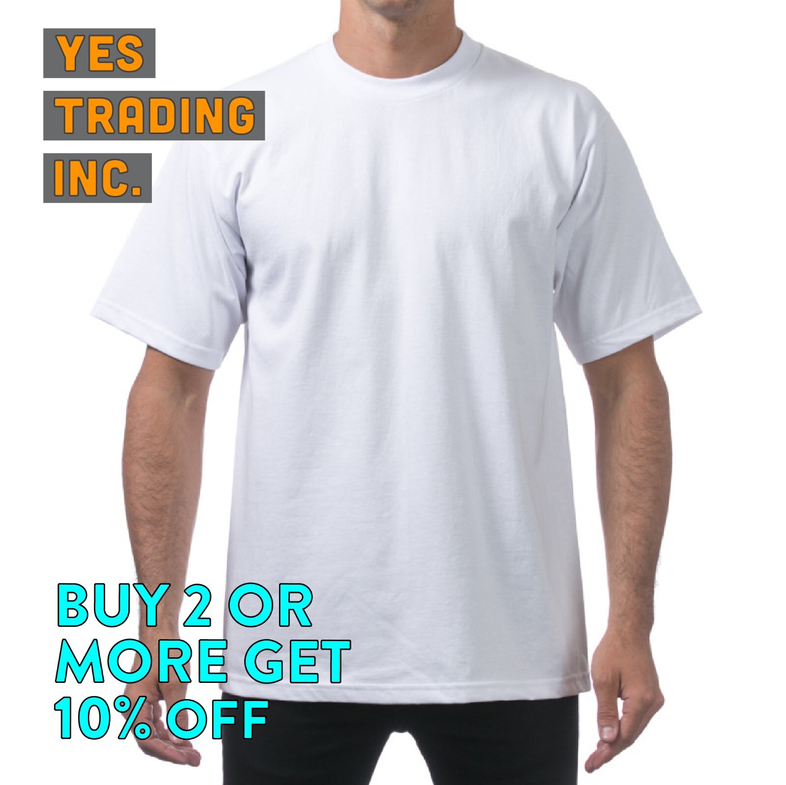 PROCLUB PRO CLUB MENS PLAIN T SHIRT HEAVYWEIGHT SHIRTS SHORT SLEEVE TEE BIG TALL - Picture 9 of 33