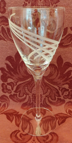 Lenox Windswept Crystal 8-5/8" Water Goblets - Set of 4 - Excellent! - Picture 2 of 3