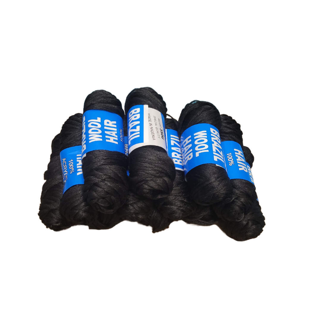 4x brazilian wool hair For Faux Locks,Braids ,knitting ,Yarn. hair wool eBay