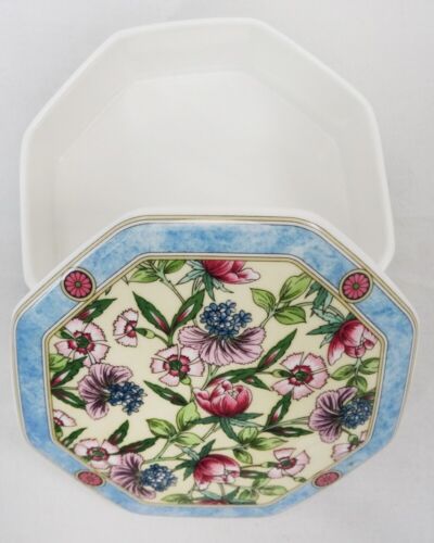 Caja de baratijas octogonal Sarah by Wedgwood 4,2" NUEVA NUNCA USADA hecha en Inglaterra - Imagen 9 de 10