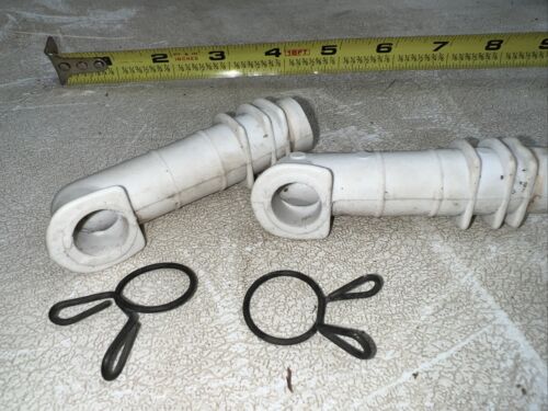 Zephyr Ventilation Hood Parts Ak2500+ motor rubber air intake hoses w clips - Picture 2 of 2