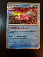 Pokémon Scarlet & Violet Slowbro Holo Rare Card 043/198 NM