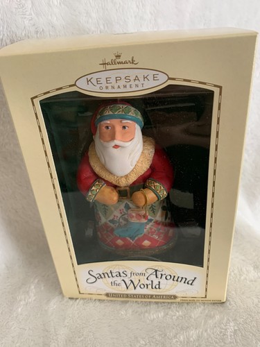 New 2004 Hallmark Santas From Around The World United States Of America Ornament - Picture 9 of 17