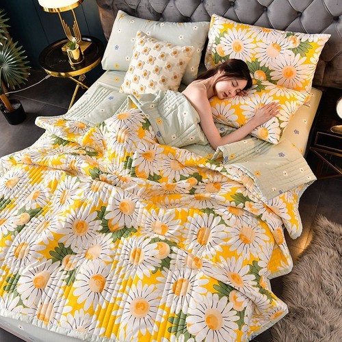 Summer Quilts Air-conditioning Comforter Soft Breathable Blanket Lightweight - Picture 7 of 30