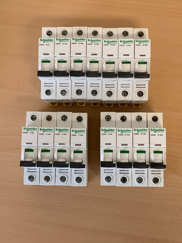 Schneider IC60H 1P MCB, B6 B10 B16 B20 B25 B32 B50 C6 C10 C20 C32 D6 D10 D16 D20