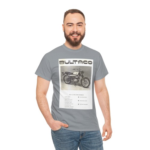 Vintage Bultaco 250 CC Unisex Tee, Street Scrambler Moto Retro Shirt, Motorcycle - Picture 77 of 157
