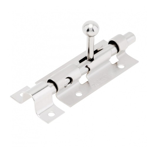 Door Security Slide Latch Lock with 12 Screws Thickened Heavy Duty Steel Sliding - Picture 6 of 12