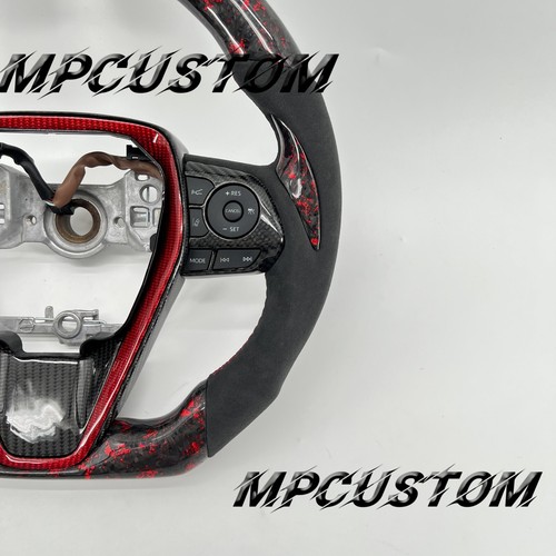 Real Carbon Fiber Steering Wheel fit For Toyota Camry 2018+ XSE V6 V4 xse se - Picture 8 of 8
