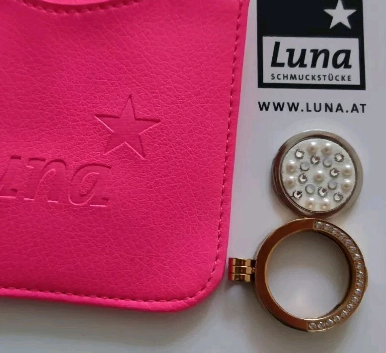 Luna Schmuck,Kette mit auswechselbarem Coin-Anhänger und Coin,Top Zustand - Bild 2 von 4