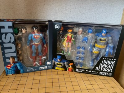 【新品・未開封】MAFEX BATMAN BLUE Ver. & ROBIN MAFEX 139 Batman Blue Ver. & Robin Figure (The Dark Night