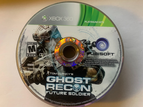 Tom Clancy's Ghost Recon: Future Soldier (Microsoft Xbox 360, 2012) NO TRACKING!