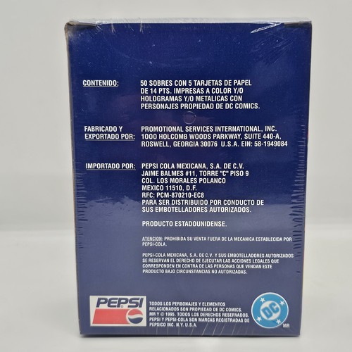 SCHEDA DC PEPSI 1995 SCATOLA SIGILLATA IN FABBRICA EDIZIONE SPAGNOLA CONFEZIONI DA 50 RARE - Foto 7 di 10