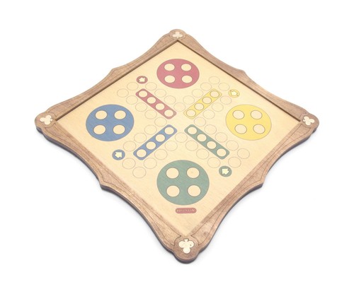 Brimtoy Ludo traditional wooden board game - New Design - Picture 3 of 4