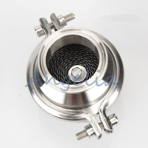 2-1/2" Stainless Steel 304 Tri Clamp Sanitary Flame Arrester Pipe fire filter - 第 4/6 張圖片