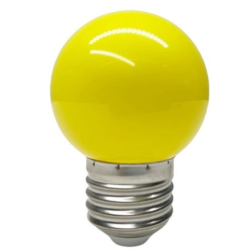 Multicolor LED Light G45 Bulb B22 E27 Red Blue Pink White Orange Purple 110V - Picture 20 of 29