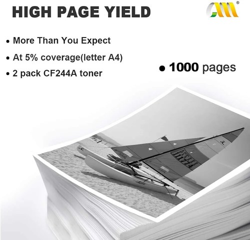 CF244A 44A Toner Cartridges for HP 44A CF244A For HPLaserJet Pro -See Details X2 - Picture 4 of 6