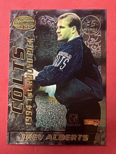 Kerry Collins Trev Alberts 1995 Bowman's Best Picks 1° round RC Rookie - Foto 2 di 2