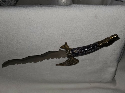 Stainless and Brass Knife, 15 x 4 - Picture 2 of 6