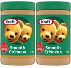 Kraft Smooth Peanut Butter, 1kg (2 Pack)