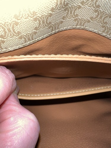 CELINE Macadam Canvas Shoulder Bag - Picture 12 of 21