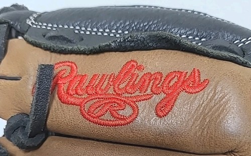 Rawlings D1200DB Brown/Black 12" Leather Premium Series RHT Baseball Glove EUC - Picture 3 of 12