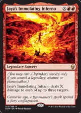 Jaya's Immolating Inferno x1 NM Magic the Gathering 1x Dominaria mtg card