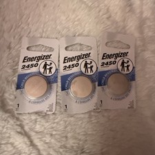 3 Pack New Energizer ECR2450 CR2450 BR2450 Lithium 3V Exp 03/2034