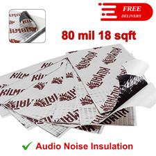 KILMAT 80 mil 18 sqft Car Sound Deadening Mat Butyl Automotive Sound Deadener