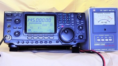 Icom IC-746 HF VHF All-Mode Ham Radio Transceiver 100W Tested Working - Picture 9 of 10