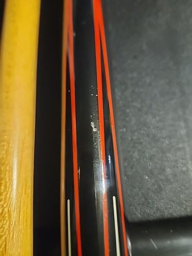 RARE Minnesota Fats Pool Queue Stick Lighted Red Lava Liquid 8 & 9 Ball - Bild 5 von 7