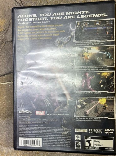 X-Man Legends - Sony Playstation 2 PS2 **PROBADO** - Imagen 14 de 14
