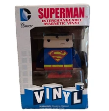 2014 Funko DC Comics Vinyl Superman Interchangeable Magnetic Figure NEW