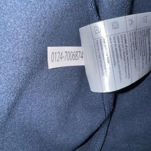 Carhartt Jacket Womens XS Blue Modern Fit Full Zip Fleece Workwear Polyester - Picture 11 of 13