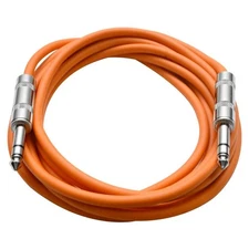 SATRX10 Orange 10ft TRS Patch Cable