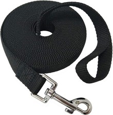Nylon Training Dog Leash for Small Medium Large Dogs, 15ft 20ft 30ft 50ft Long