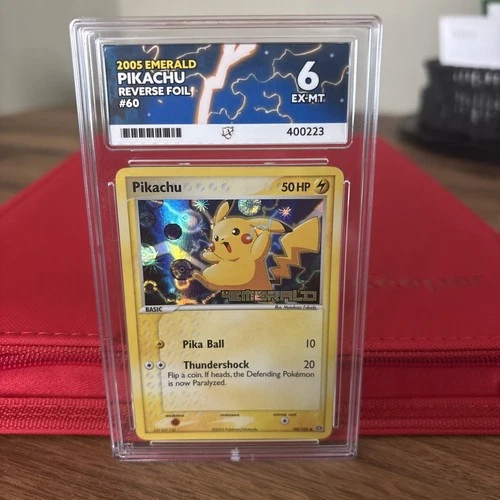 Pikachu EX Emerald Stamped 60/106 (Ace 6)