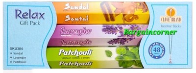 Räucherstäbchen (RELAX) natürlicher Duft Aroma Sandale Lavendel Patchouli Stäbchen
