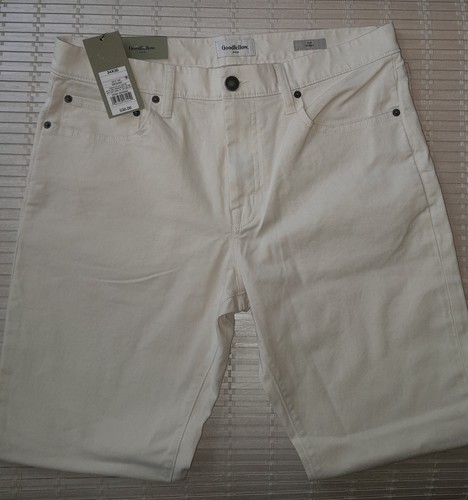 Nuevo con etiquetas (precio de venta sugerido por el fabricante $30) Goodfellow & Co Pantalón ajustado de 5 bolsillos talla 34x30 98 % algodón 2 % spandex - Imagen 11 de 14