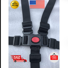 High Chair Straps, Adjustable 5 Point Harness Baby Safety Strap Belt for...