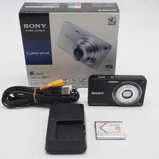Sony Cyber-shot DSC-W350 Black 14.1MP 4x Zoom Digital Camera From Japan Used