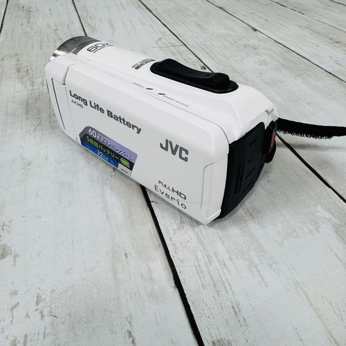 JVC Kenwood Everio GZ-F100-W Camcorder 32GB White 2015 Used Compact - Picture 5 of 9