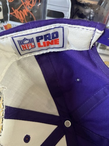 Cappello/Berretto Snapback Nuovo con etichette - GIOVENTÙ - Vintage Minnesota Vikings Sports Specialties - Foto 5 di 6